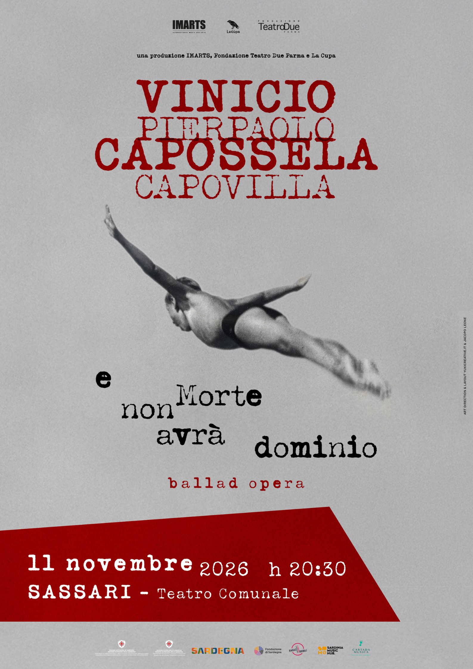 Vinicio Capossela e Pierpaolo Capovilla novembre 2026 sassari